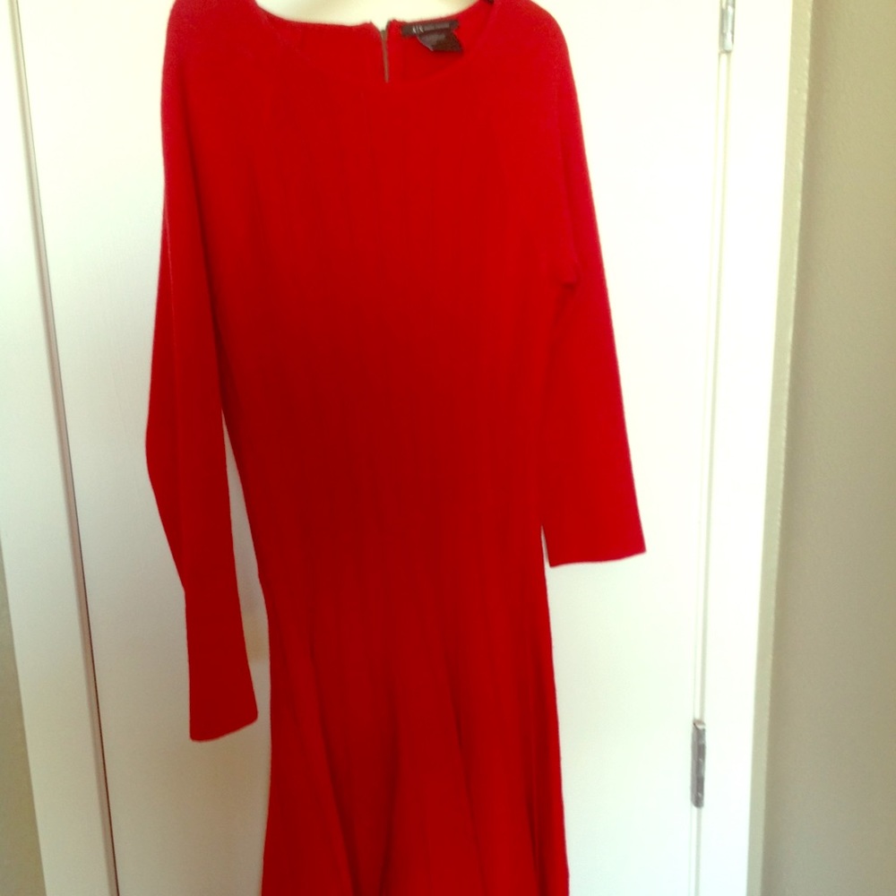 Red Sweater Dress